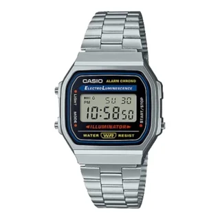 ساعت مچی دیجیتال کاسیو Casio A168WA-1WDF | بند استیل نقرهای، طراحی کلاسیک و نوستالژیک