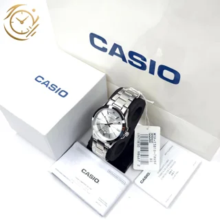 ساعت مچی مردانه Casio مدل MTP-1381D-7A | بند استیل نقرهای با صفحه سفید| کلاسیک